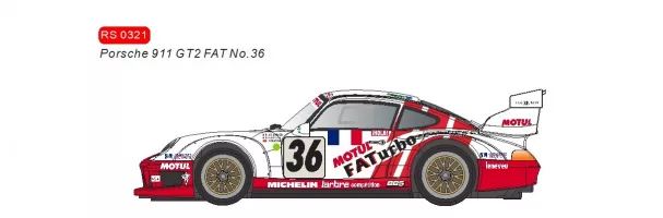 RS0321 Porsche 911 GT2 Fat Turbo # 36 RS0321 Porsche 911 GT2 Fat Turbo # 36